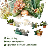 Pun puzzle succulenti per il puzzle gnomo da giardino 1000 pezzi