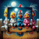 Pajama Chicks Jigsaw Puzzle 1000 Pieces