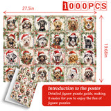 Christmas Puppy Jigsaw Puzzles 1000 Pieces