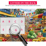 Puzzle de puzzle de bazar vibrant 1000 pièces