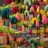 Embroidery Town Jigsaw Puzzle 1000 Pieces