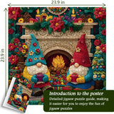 Gnomes confortables puzzle 1000 pièces