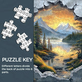 Lakecrack View puzzle puzzle 1000 pezzi