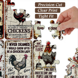 Crazy Fighting Chicken Jigsaw Puzzle 1000 Pieces