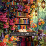 Flower Bookshelf Jigsaw Puzzle 1000 Pieces
