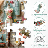 Puzzle Atelier di cucito floreale 1000 pezzi