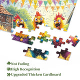Happy Rooster Party Jigsaw Puzzle 1000 Pieces