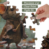 Mouse in Rain Jigsaw Puzzle 1000 Pieces