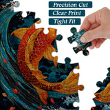 Koi Wave Jigsaw Puzzle 1000 Pieces
