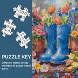 Puzzle Stivali in Fiore 1000 Pezzi