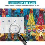 Patchwork Chick Jigsaw Puzzle 1000 Pieces