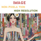 Patchwork Girl Jigsaw Puzzle 1000 Pieces