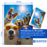 Sunglasses Dog Paradise Jigsaw Puzzle 1000 Pieces