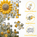 Golden Sunflower Jigsaw Puzzle 1000 Pieces