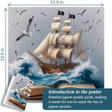 Sail The Book Sea Jigsaw Puzzle 1000 Pieces