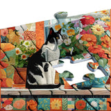 Quilted Cat Jigsaw Puzzle 1000 Pieces