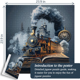 Libro da viaggio puzzle puzzle 1000 pezzi