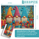 Gnomes de courtepointe de Noël puzzle 1000 pièces