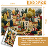 Embroidery Village Jigsaw Puzzle 1000 Pieces