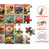 Blumencollage Puzzle 1000 Stücke