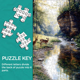 Puzzle bosco tranquillo puzzle 1000 pezzi