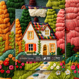 Puzzle con case colorate da 1000 pezzi