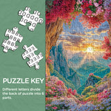 Flowers Cave Entrance Jigsaw Puzzle 1000 Pieces