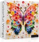 Colorful Wings Jigsaw Puzzle 1000 Pieces