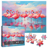 Pink Flamingos Jigsaw Puzzle 1000 Pieces