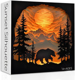 Sunset Silhouette Jigsaw Puzzle 1000 Pieces