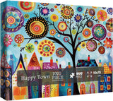 Happy Town Jigsaw Puzzle 1000 Pieces