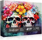 Skull Art Jigsaw Puzzle 1000 Pieces