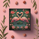 Vintage flamingo Jigsaw Puzzle 1000 Pieces