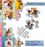 Flower Crown Puppy Jigsaw Puzzle 1000 Pieces