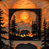 Sunset Silhouette Jigsaw Puzzle 1000 Pieces