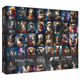 Portrait Dog Jigsaw Puzzle 1000 Pieces