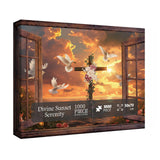 Divine Sunset Serenity Jigsaw Puzzle 1000 Pieces