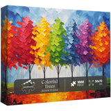 Colorful Trees Jigsaw Puzzle 1000 Pieces