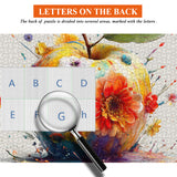 Blühendes Farbapfel-Puzzle 1000 Teile