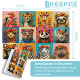 Woolen Animals Jigsaw Puzzle 1000 Pieces