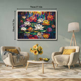 Stained Glass Lotus Jigsaw Puzzle 1000 Pieces