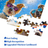 Sunglasses Dog Paradise Jigsaw Puzzle 1000 Pieces