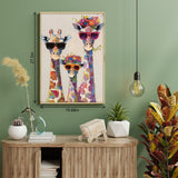 Il puzzle della famiglia giraffe enigmi 1000 pezzi