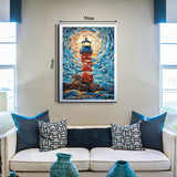 Mosaic Lighthouse Jigsaw Puzzle 1000 Pieces