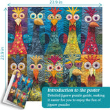 Patchwork Chick Jigsaw Puzzle 1000 Pieces
