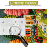 Puzzle con case colorate da 1000 pezzi