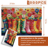Floral Boots Jigsaw Puzzle 1000 Pieces