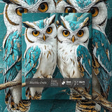 Puzzle Gufi in Marmo 1000 Pezzi