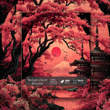 Twilight Cherry Blossoms Jigsaw Puzzle 1000 Pieces