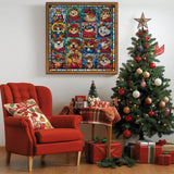 Christmas Animal Wreaths Jigsaw Puzzle 1000 Pieces